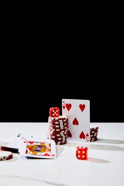 Hand decision options and betting interface on Speed Blackjack
